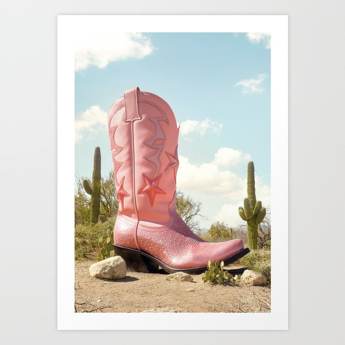 Desert Boot Art Print