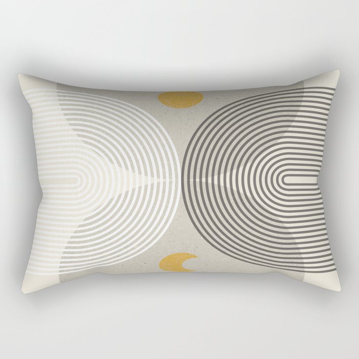 Abstraction_NEW_SUNSHINE_MOONLIGHT_YEAR_LOVE_POP_ART_0103C Rectangular Pillow