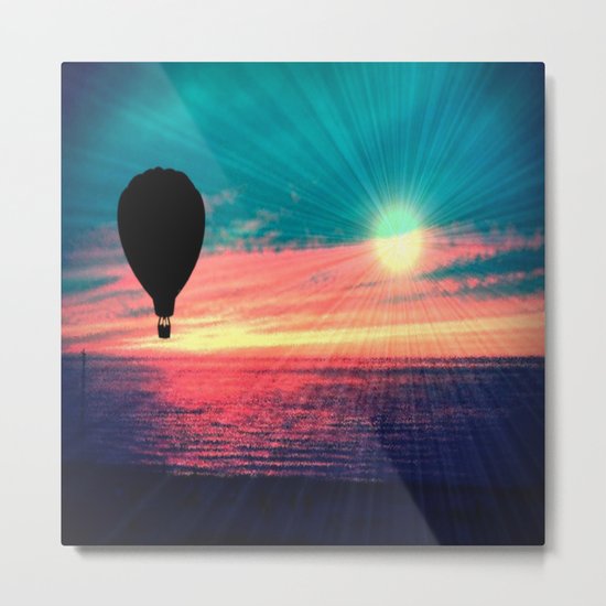 BRIGHTEN Metal Print