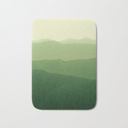 gradient landscape green Badematte