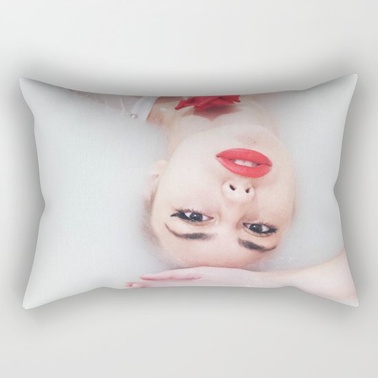 Floral bath Rectangular Pillow