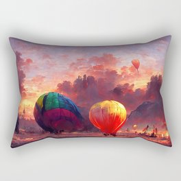 Balloon Festival Rectangular Pillow