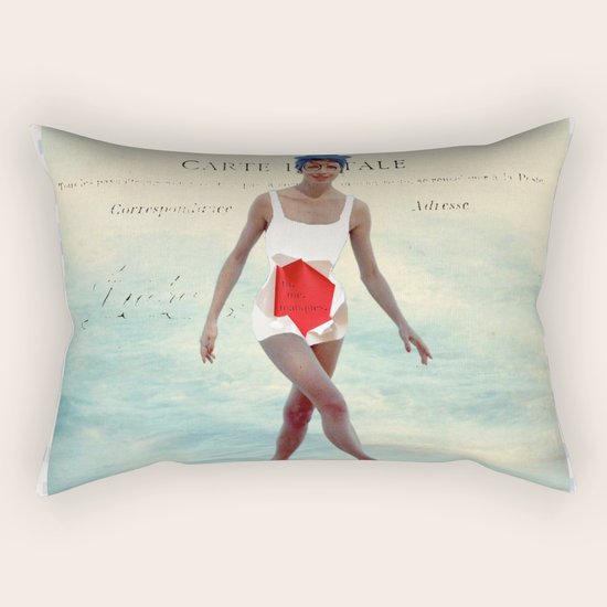 Tu Me Manques Rectangular Pillow