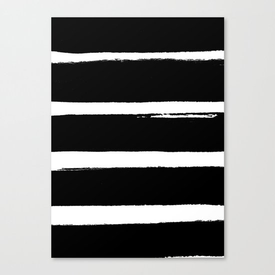 BLK Stripes Canvas Print
