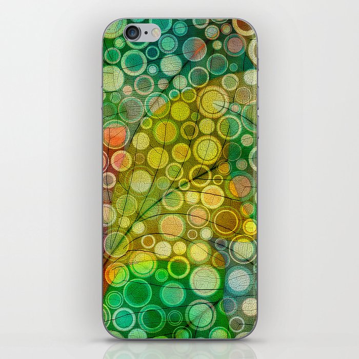 Leaves and Dots iPhone Skin