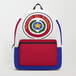 Paraguay flag emblem Backpack