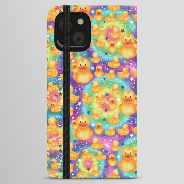 Rainbows and Ducks iPhone Wallet Case
