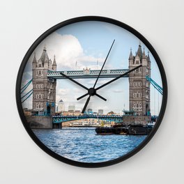 Tower Bridge, London, England Wall Clock
