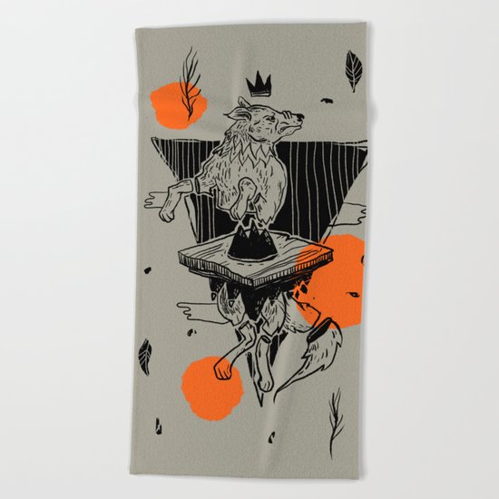 king Beach Towel