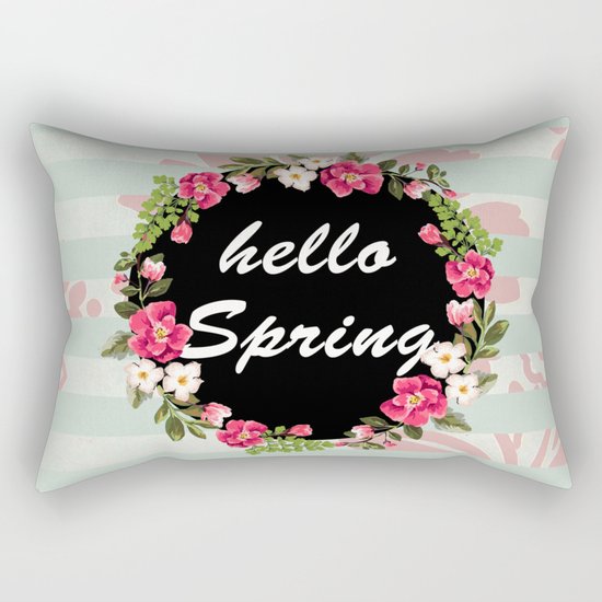 HELLO SPRING Rectangular Pillow