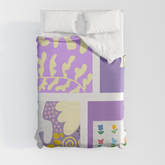 Assemble patchwork composition 9 Duvet Cover