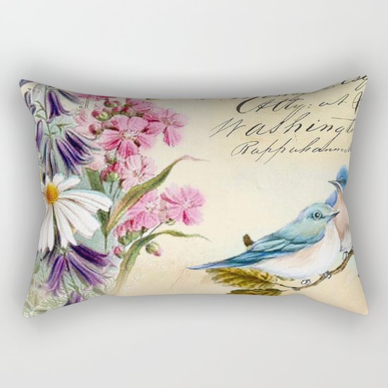 Sweet birds #1 Rectangular Pillow