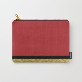 Red and Gold Carry-All Pouch