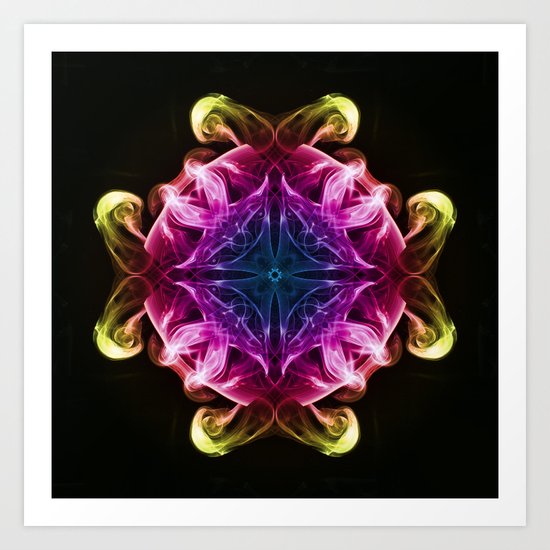 Smoke Art 83 Art Print