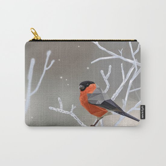 Safe transitions! // (polygonal bull-finch) Carry-All Pouch