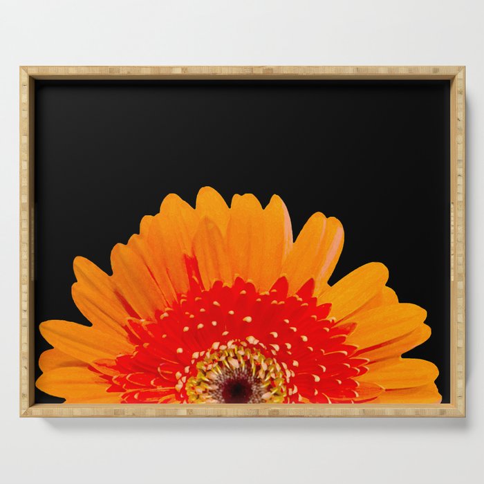 ORANGE GREETING Serving Tray