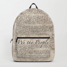 US Constitution - United States Bill of Rights Backpack | Graphicdesign, Unitedstates, Constitution, Usconstitution, Billofrights, Sepia, Thebillofrights, 1776, Worn, Firsttenamendments 
