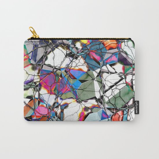 Abstract Geometric Web Carry-All Pouch
