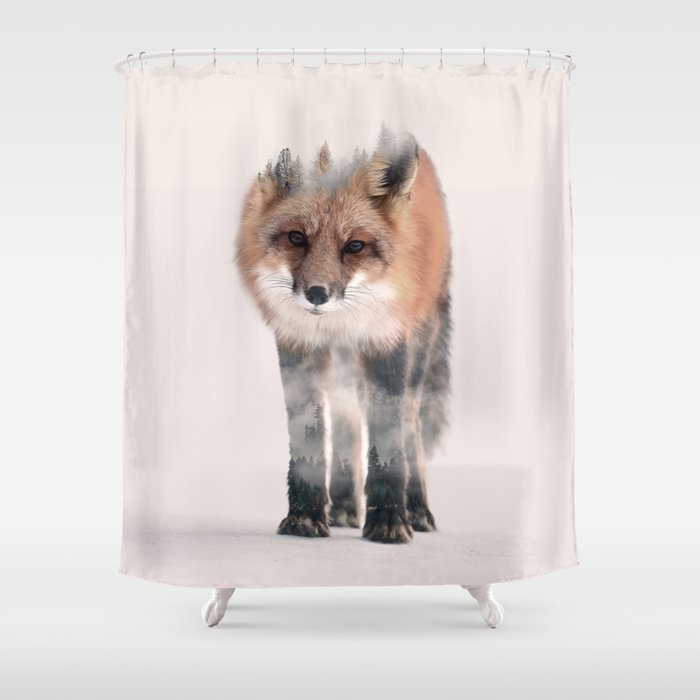 hondo kitsune Shower Curtain
