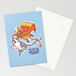 Cup of Gerb collection -'Did you say PIZZA?' Stationery Cards
