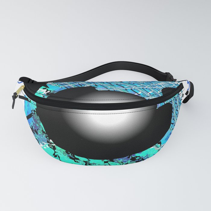 Blue and black Hole Fanny Pack