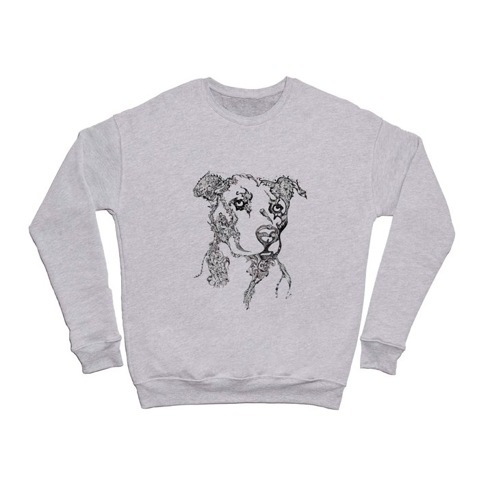 Dog Pitbull Crewneck Sweatshirt by Noubae Society6