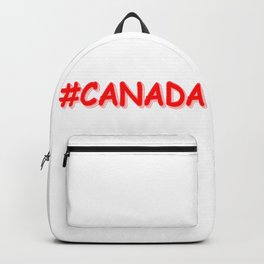 "#CANADA" Cute Expression Design. Buy Now Backpack