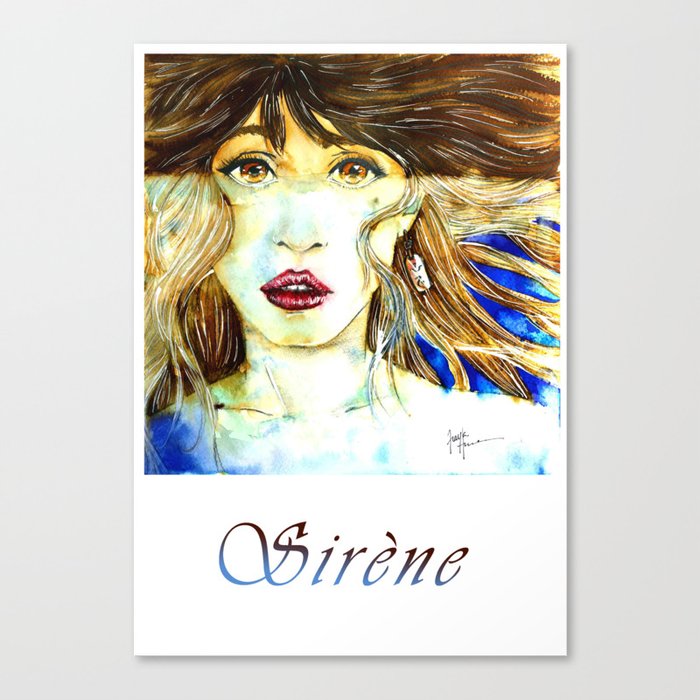 Sirene Canvas Print