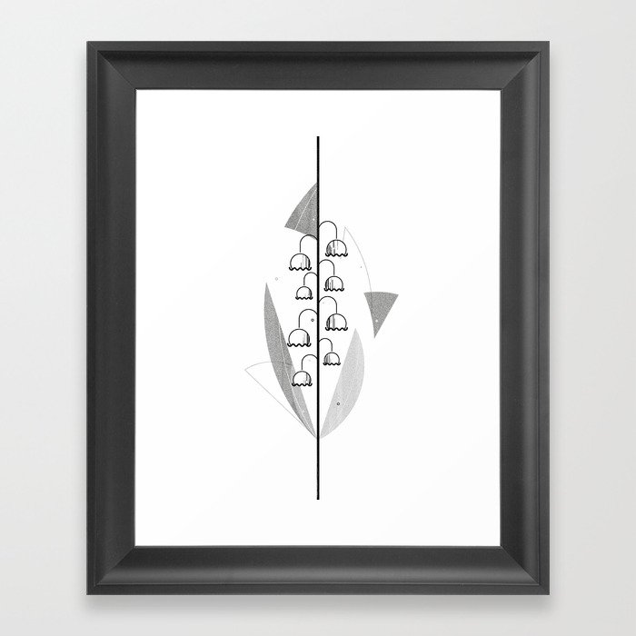 Flower of May - Lily of the Valley Framed Art Print