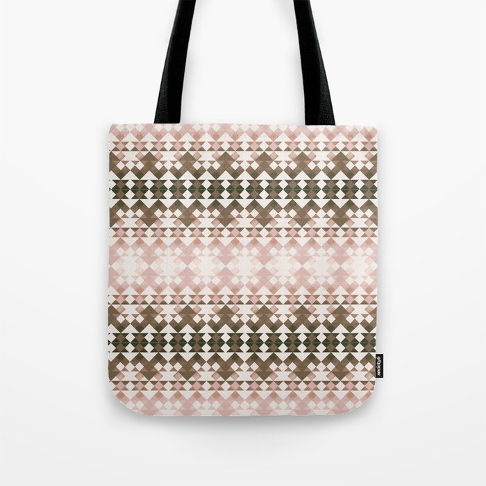 Small diamond ombre pattern – Pink Tote Bag