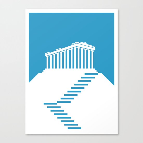 GREECE Canvas Print