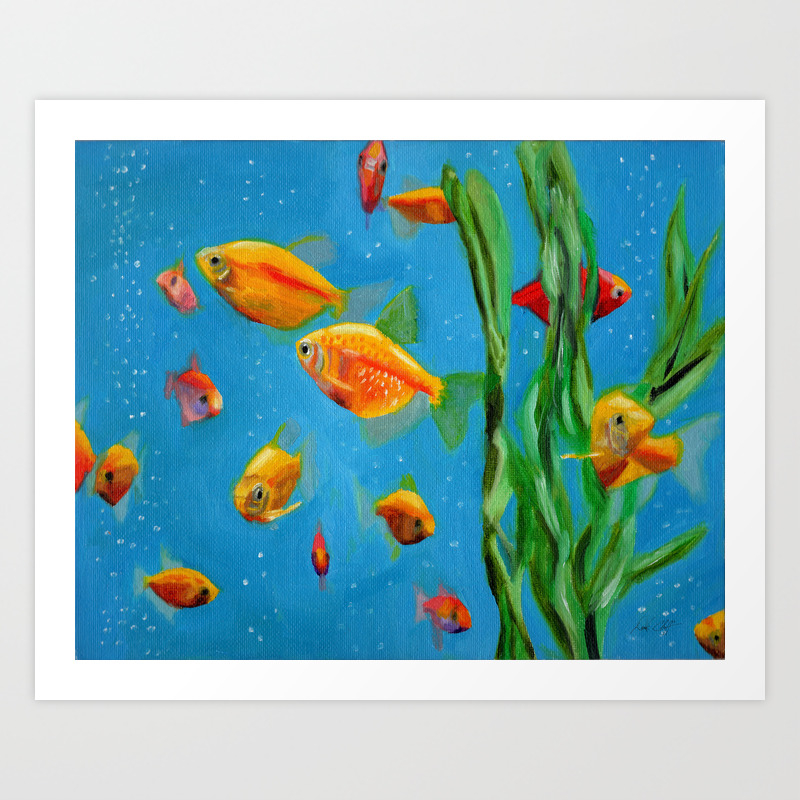 fish tank art