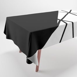 ABSTRACT PATTERNS (BLACK-WHITE) Tablecloth