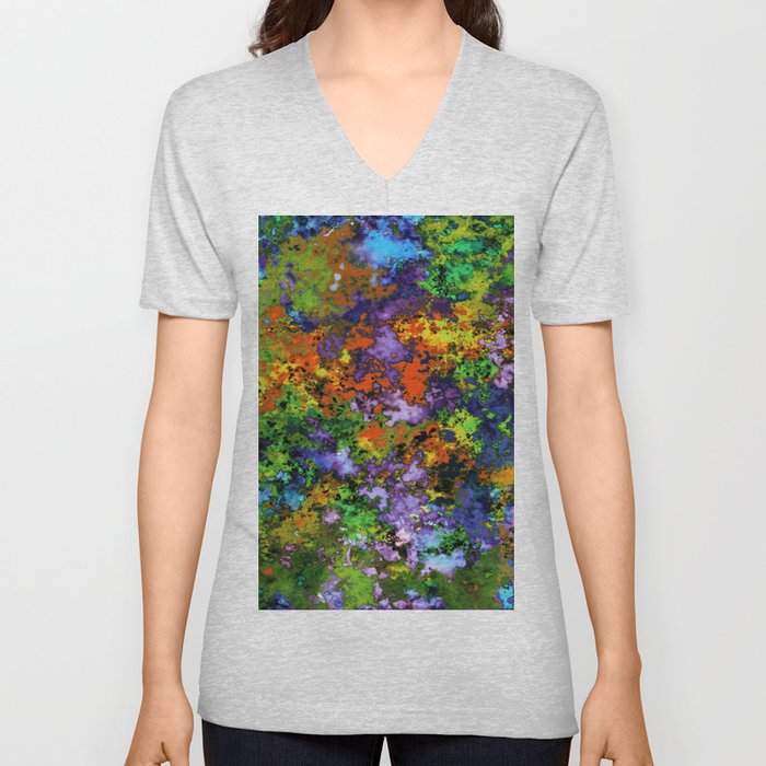Floating on the surface V Neck T Shirt