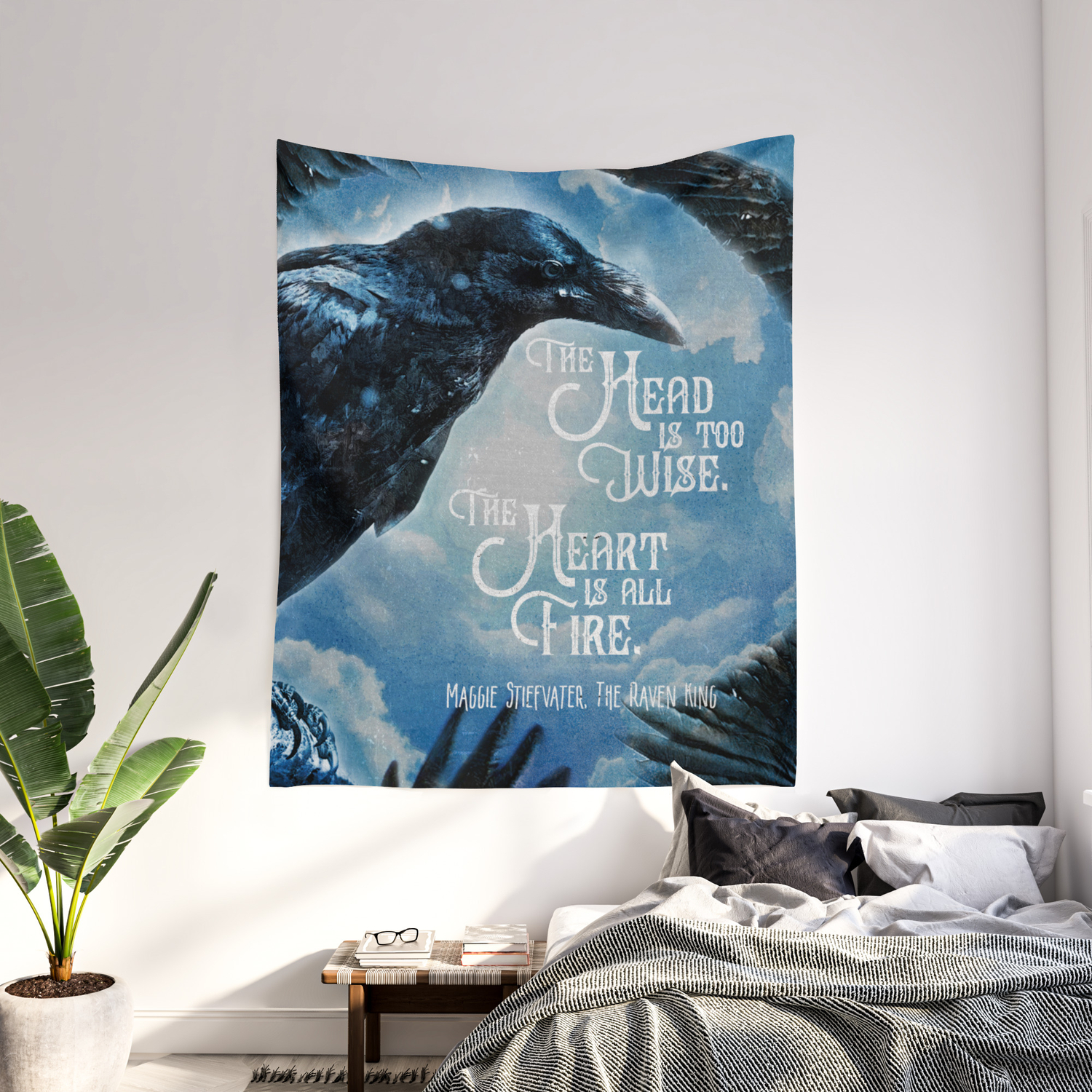 Fire Wall Tapestry By Evie Seo Society6, Raven King Bed