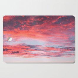 Sunset Pink Sky Cutting Board