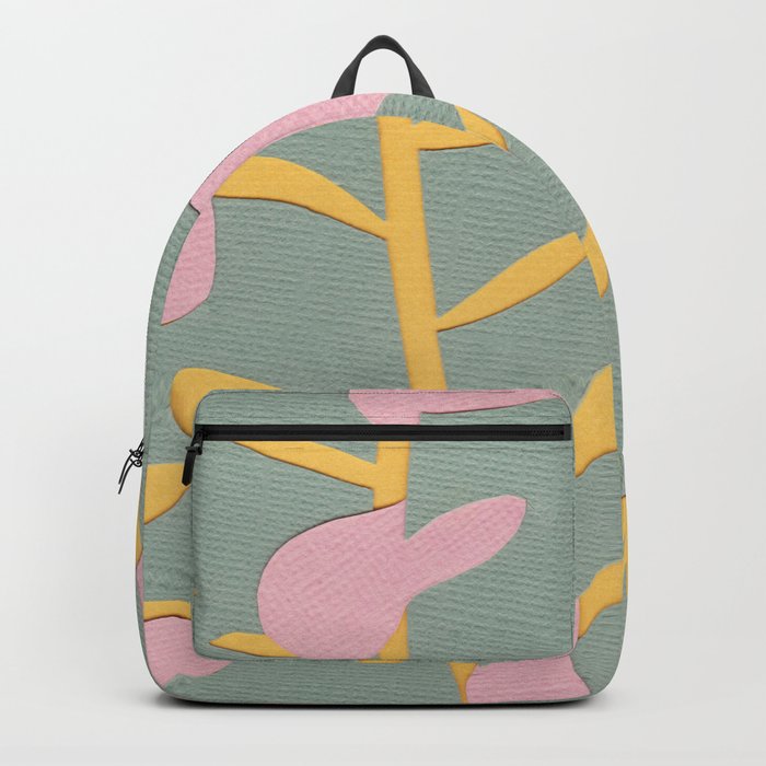 Tropical Jungle Collage Backpack