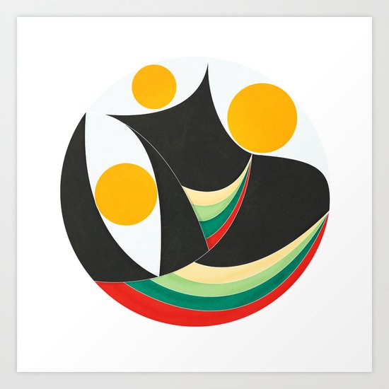 The Three Wizzards Art Print