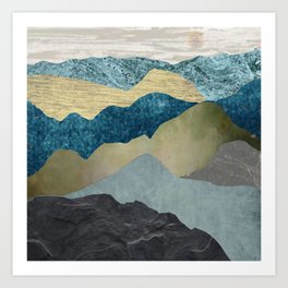 Mountain Range (D61) Art Print