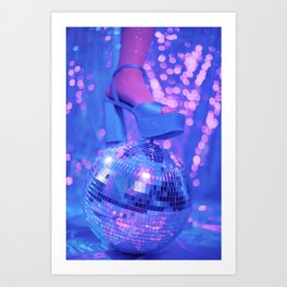 Disco Ball Platform Art Print