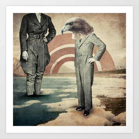 i'll be standing on the shore Art Print