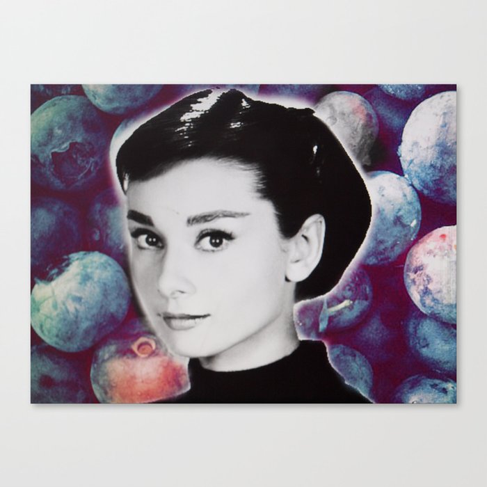 Audrey Hepburn BB Canvas Print