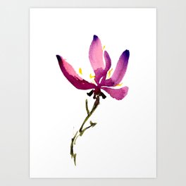 Single Orchid Art Print