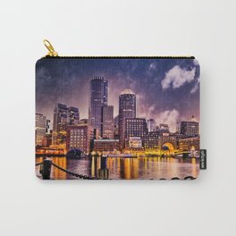 Skyline of Boston Harbor Carry-All Pouch