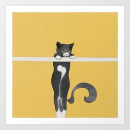 Cat Climber 2.0 Art Print