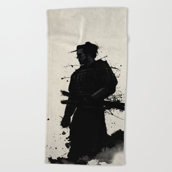 Samurai Beach Towel
