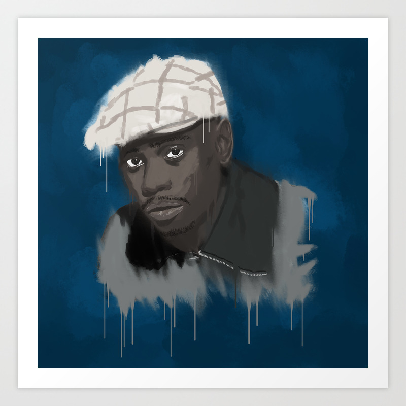 Dave Chappelle Painting Art Print By Illusionart Society6