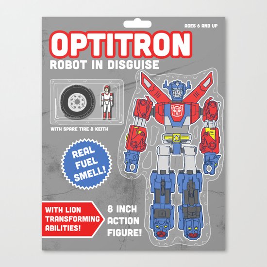 Optitron: Robot in Disguise Canvas Print