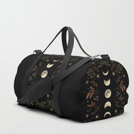 Moonlight Garden - Winter Brown Duffle Bag