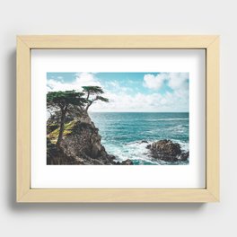 Lone Cypress of 17 Mile Drive Recessed Framed Print